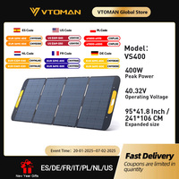 VTOMAN VS400W Foldable Solar Panels Cell 40.32V Portable Solar Charging Panel Complete Kit for Outdoor Tourism Power Station