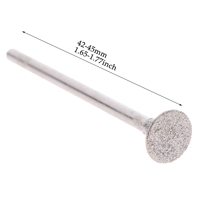 12Pcs 2.3 Shank Diamond Grinding Burr Needle Point Engraving Carving Polishing Glass Jade Stone Drill Bit Rotary Tool Set