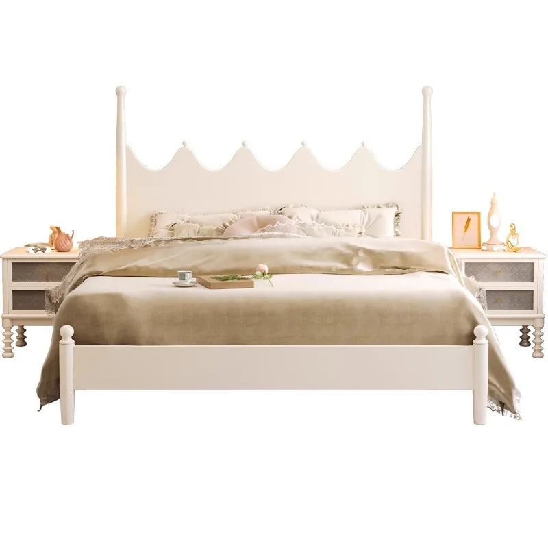 Letto francese leggero personalizzabile in legno massello