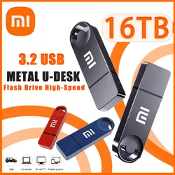 Xiaomi 16TB Flash Drive USB 3.2 High Speed Transfer Mini Pen Drive Type C U Flash SSD Metal Waterproof Portable U Drive Memory