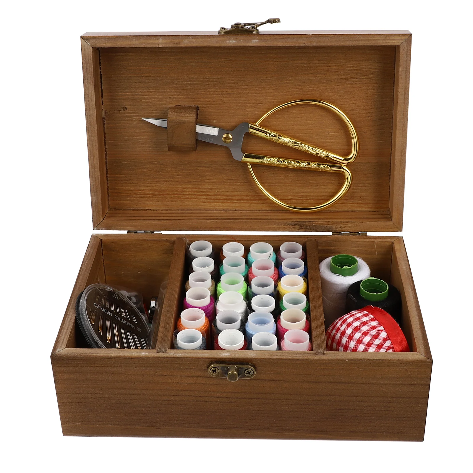 1セット1セット携帯用裁縫キット針糸箱DIYステッチツールコンパクト糸収納パック軽量旅行用裁縫セット