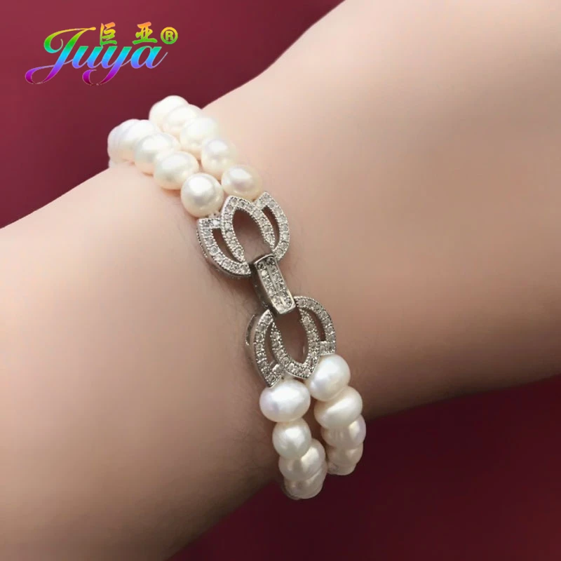 Juya DIY Perlen Armband Halskette Herstellung Komponenten hand gefertigte Stecker Verschluss Verschluss Verschlüsse Perlen Schmuck Verschlüsse Lieferungen – Detail 2