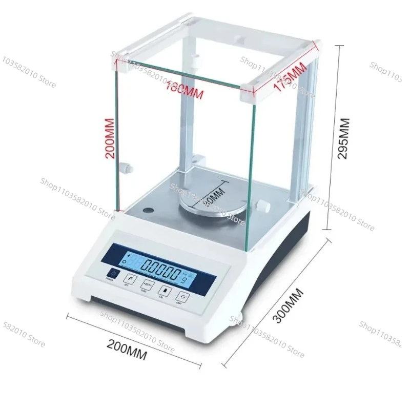 Digital Analytical Balance 0.0001g, 200g Precision Electronic Weighing Scale