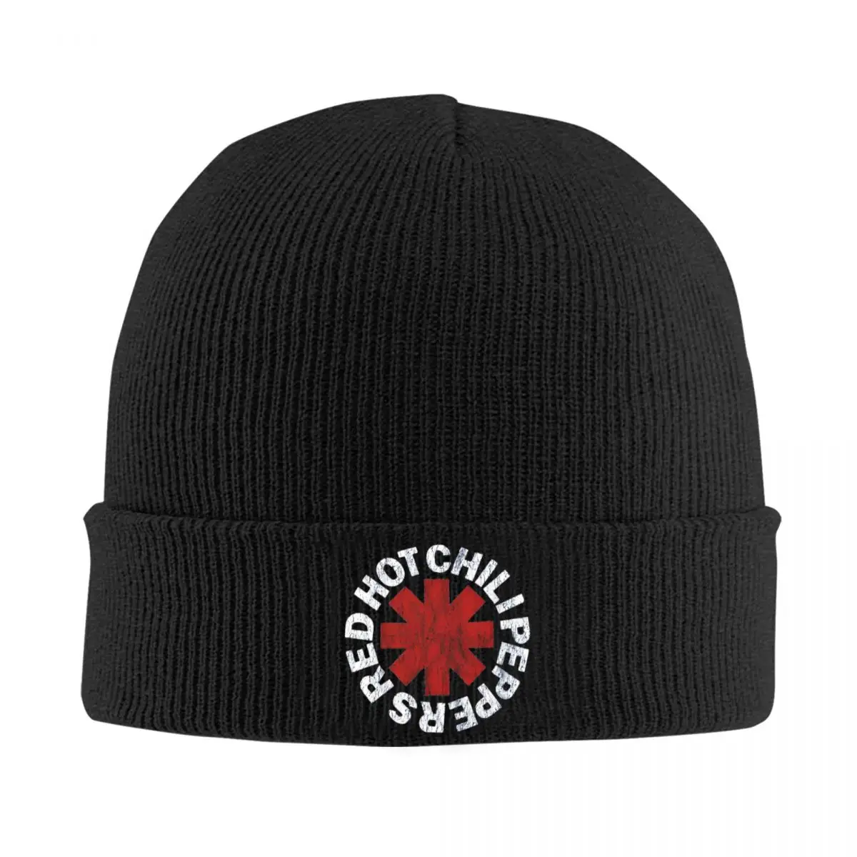 Black Hot Peppers Rock Band Graphic New Beanie Hats Bonnet Hats Men Women Cute Gym Skullies Beanies Spring Design Head Wrap Caps