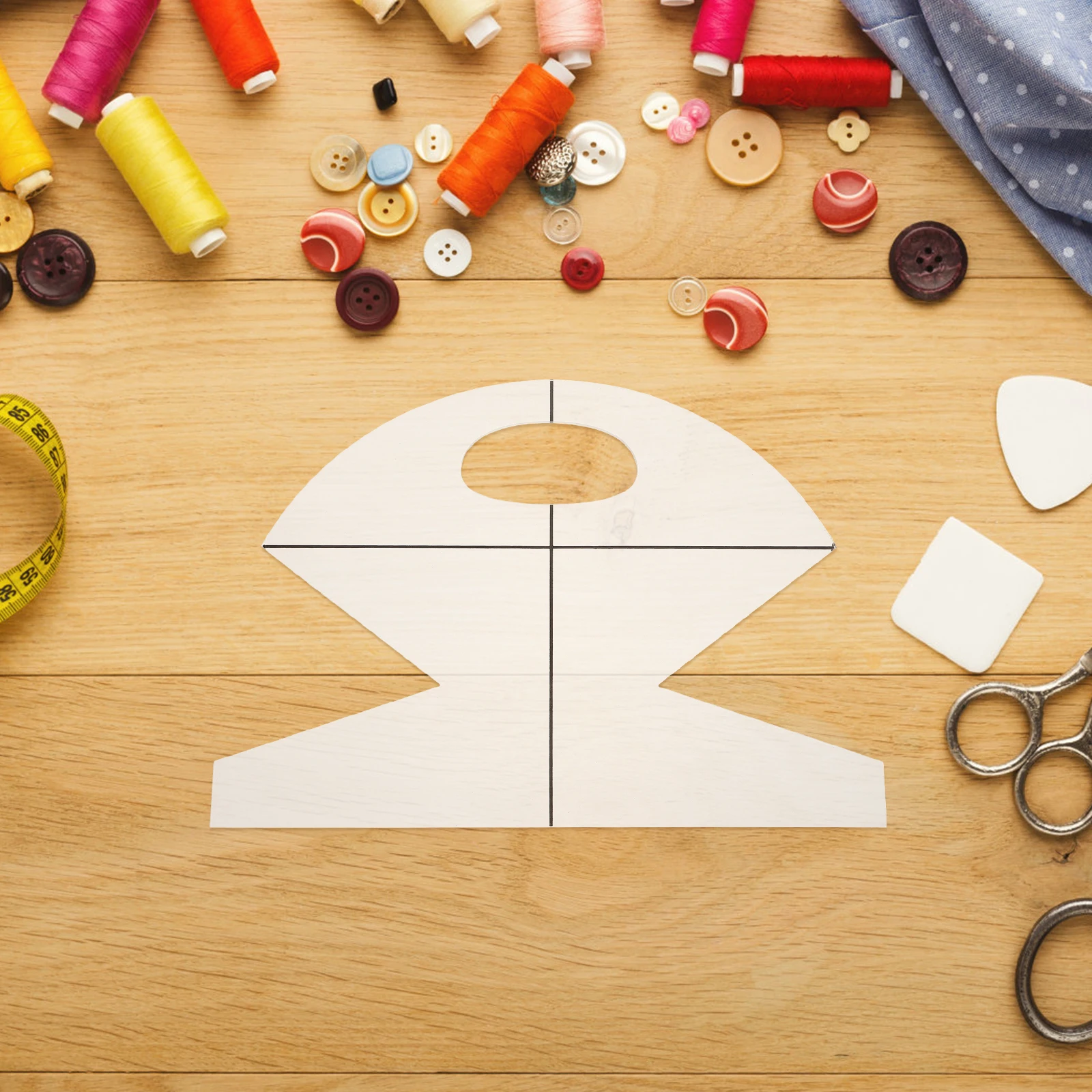 

Sewing Ruler Template Little Quilting Templates for Patchwork Bread Basket Bag Hand Slotted