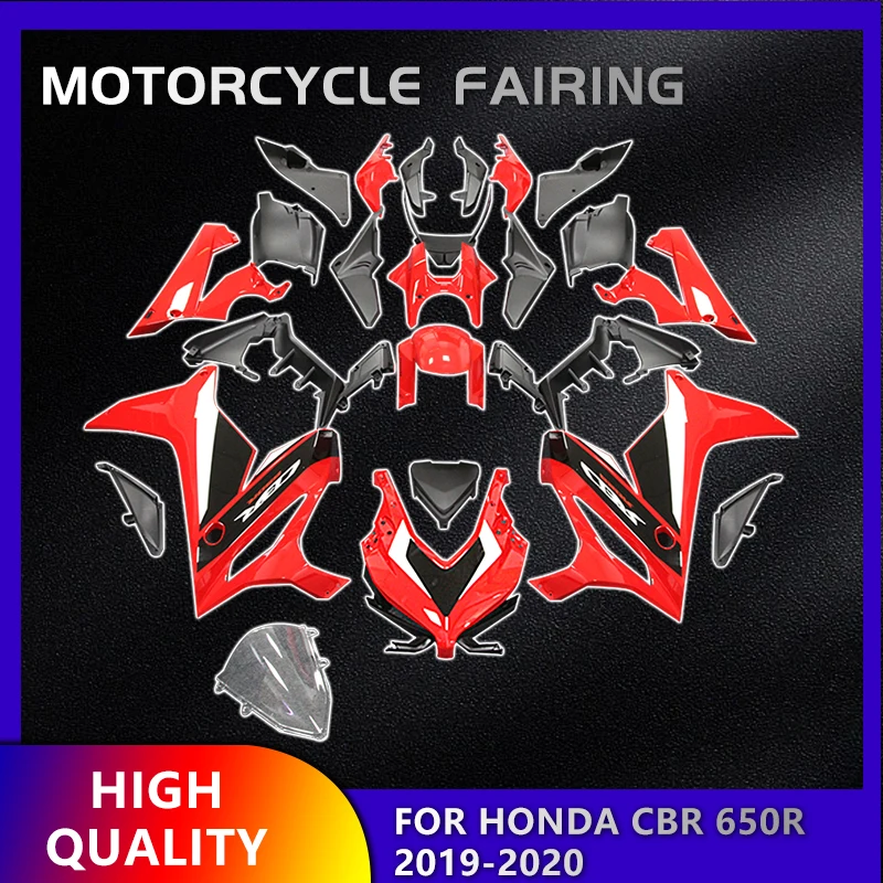 

for Honda CBR650R 2019-2020 Fairing CBR650 R Motorcycle Fairing Shell Motorcycle With Red Series Fairing