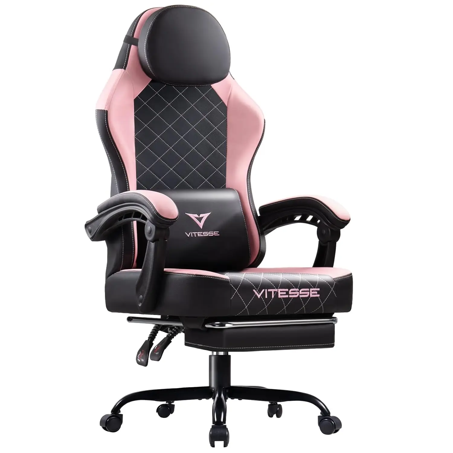 

Gaming Chair with Footrest,Ergonomic Gamer Chair for Adults, Racing Style Reclining Computer Game Chair with, Customized