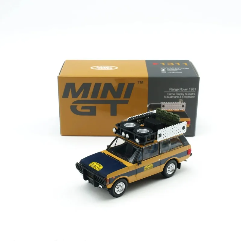 Original Land Rover Range Rover Camel Cup Sumatra 1981 NF MINIGT 1:64 Simulation Car Model 1311/1312 Toy Ornament Gift Favorite