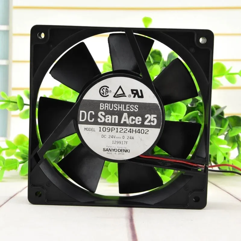 Original Genuine DC Cooling Fan for Sanyo 12025 DC24V 0.24A 109P1224H402