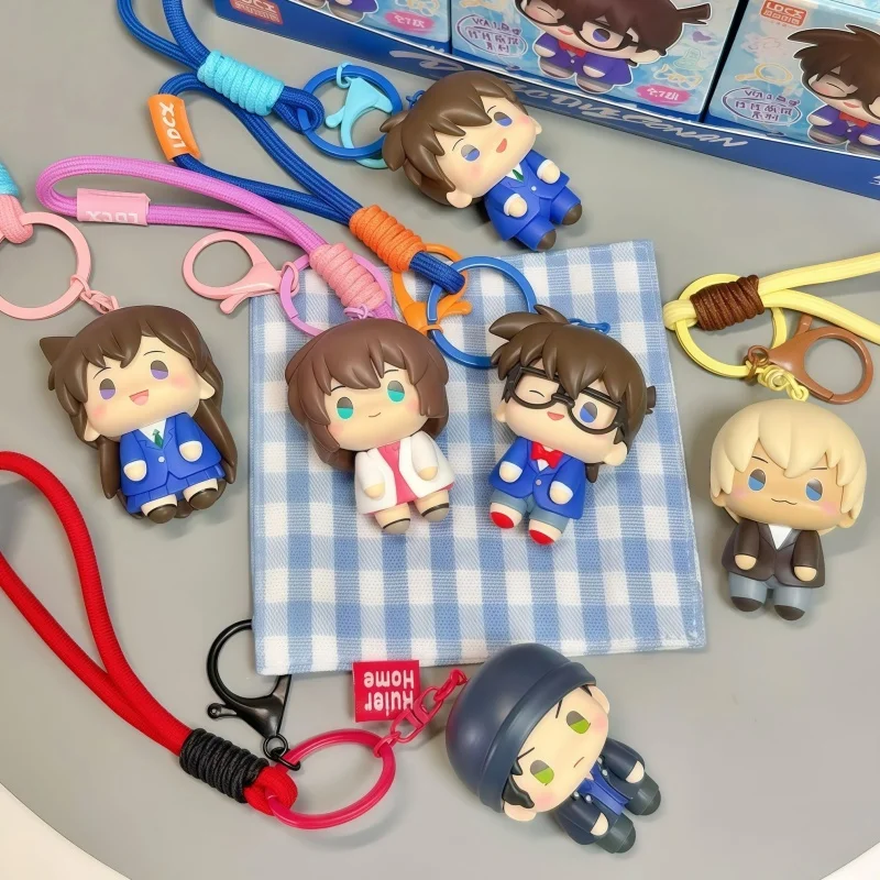

100% Original Detective Conan Hanging Cute Detective Series Blind Box Pendant Handmade Surrounding Rogue Kid Christmas Gift