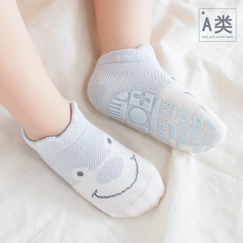 Cute Cartoon Children Floor Sleeping Socks Spring Autumn Anti-slip Stitch Baby Slippers Stockings for Child Girl Boy Accessories