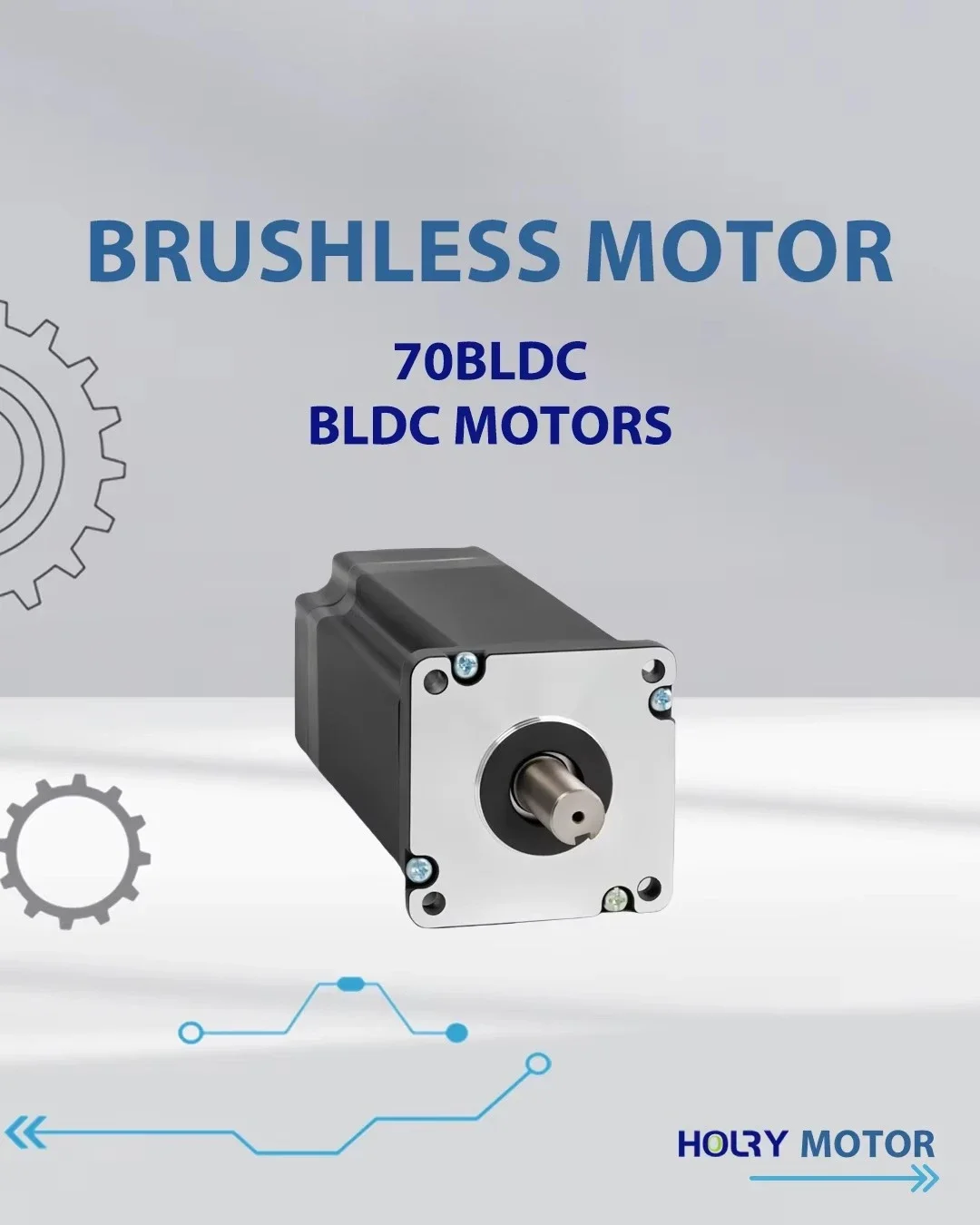 

24v 36v 48v 72v 3000RPM 416W High Torque High Rpm Ac Dc Brushless Bldc Dc Hall Motor for Industrial Packaging Machinery