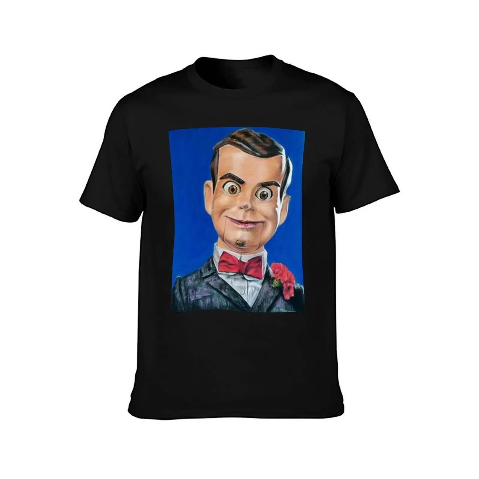 Spooky Goosebumps Ventriloquist Dummy T-Shirt Daily Casual Short Sleeve Tee Shirt T-Shirt