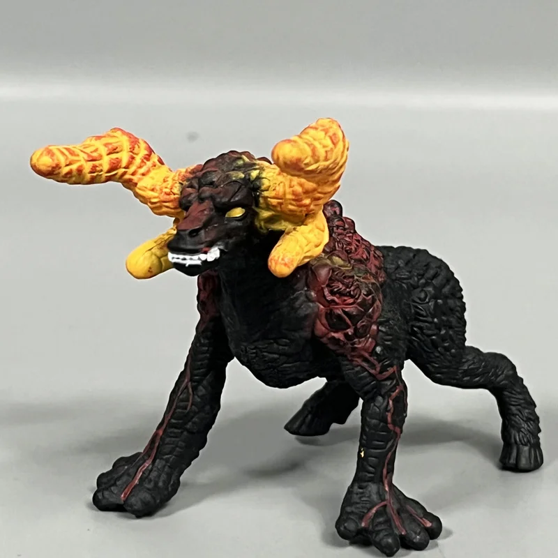 12cm cartoon blood lava Hellhound action figure doll PVC collection model toy