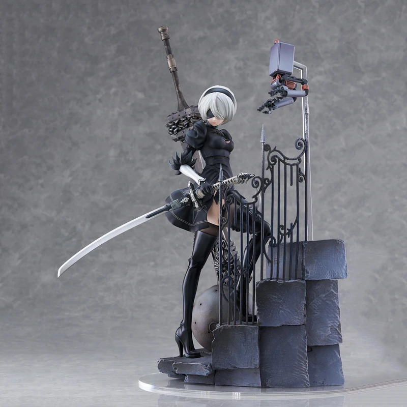 Original 2B PROOF YoRHa No.2 Type B NieR:Automata PVC Genuine Action Anime Figure Collection Model Statuette Birthdays Gift