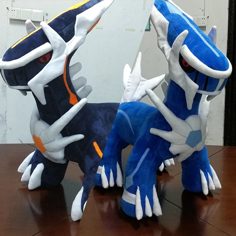 

60cm Dialga Pokemon Large Plush Toys Anime Ornament Doll Cute Pillow Giant Pokémon Plushie Stuffed Gift for Children Christmas