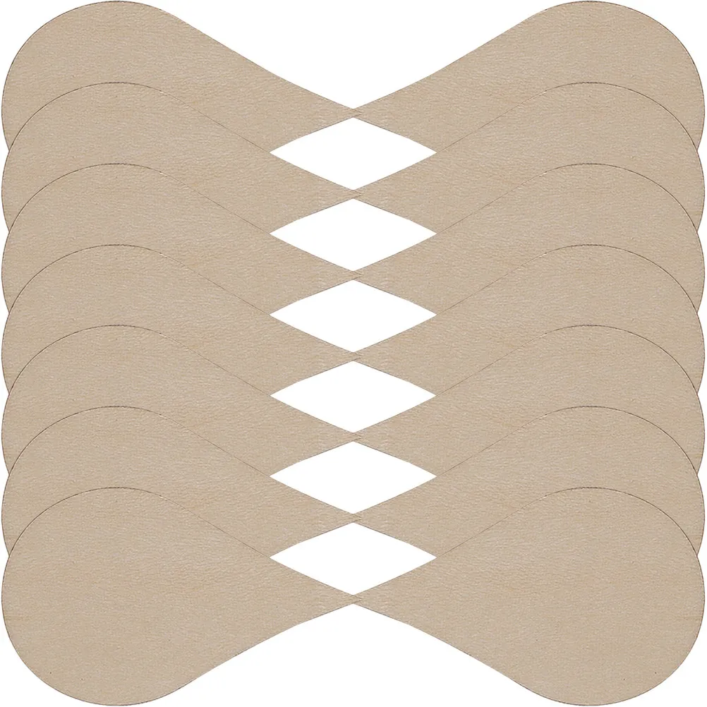 200Pcs Natural Unfinished Water Drop Wooden Cutouts DIY Craft Embellishments for Painting Graffiti Stenciling Glitter Decor