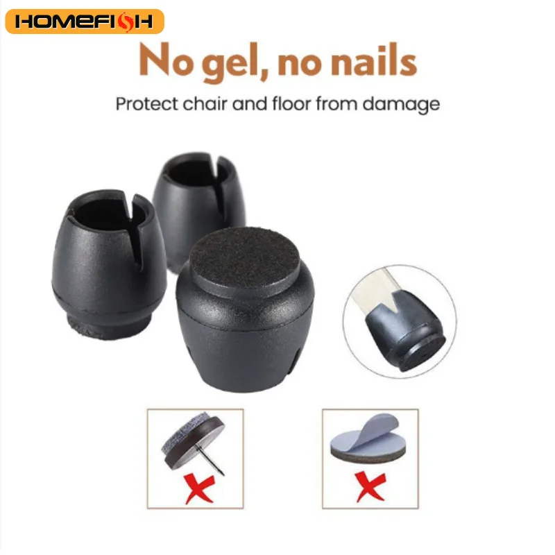 16Pcs Silicone Chair Leg Caps  Furniture Feet Protector Pads Table Covers Socks  Plugs Furniture Leveling Feet for Home Decor