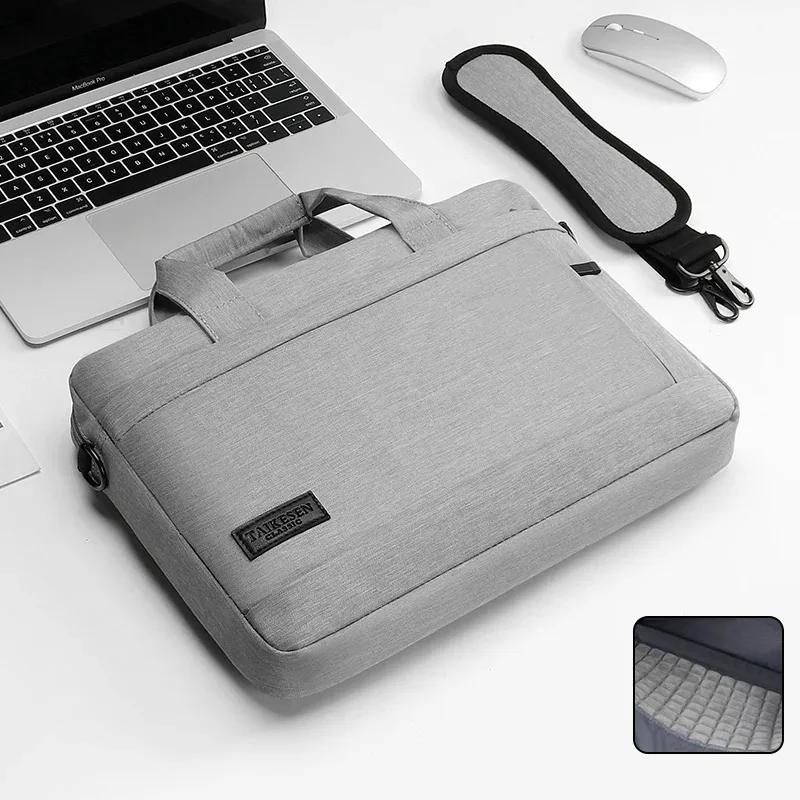 Oxford Computer Bag Document Bag with Handle and Meeting Office School Organizer Handbag Briefcase for Carrying Paper Files