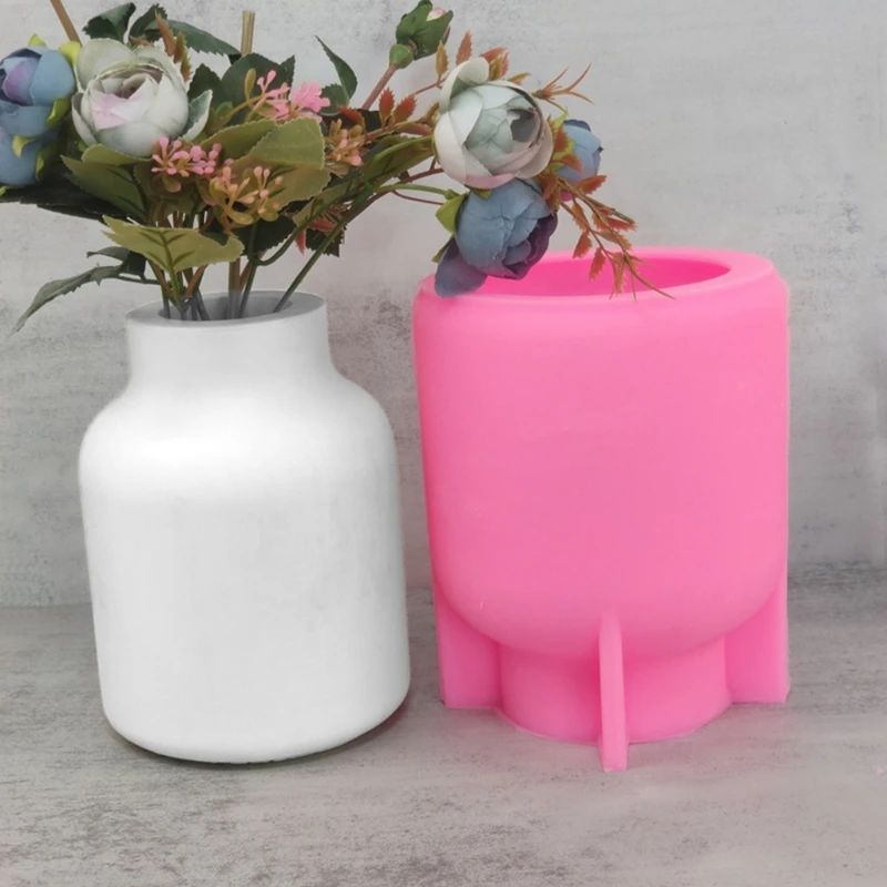 

40GB Silicone Flowerpot Mold Plants Cement Vase Resin Epoxy Mold Large Vase Gypsum Concrete Mold Handmade Craft