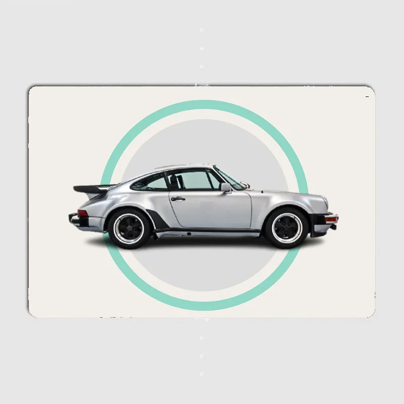 

Luxury Sports Cars 911 930 Turbo Retro Metal Poster Sign Garage Club Mural Bedroom Bar Wall Room Decoration Home Decor