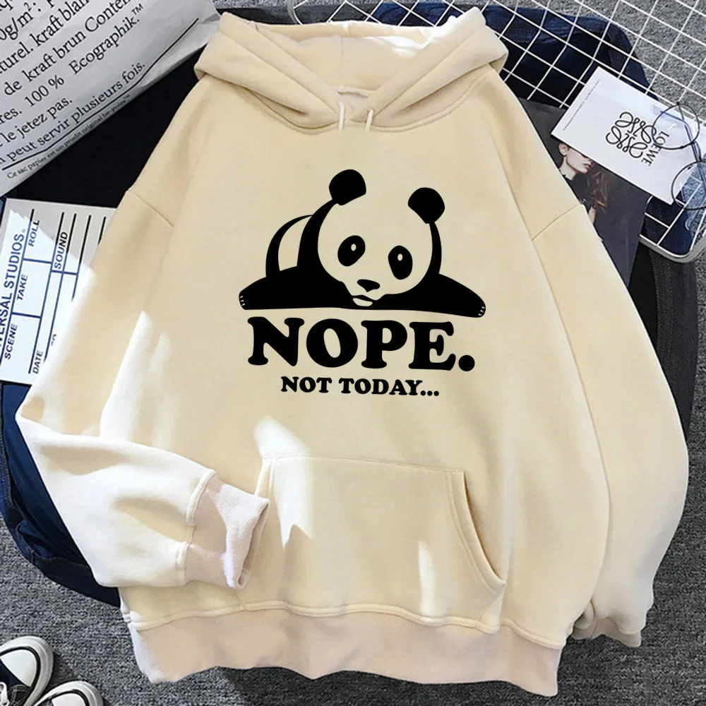 Panda hoodies women harajuku aesthetic sweat y2k 2023 Pullover female Winter  Pullover