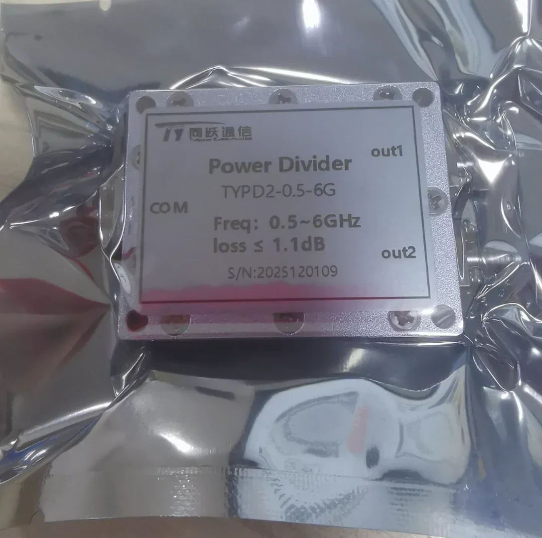 0.5-6GHz RF power splitter SMA combined one-point two-way WIFI test signal distribution/combination