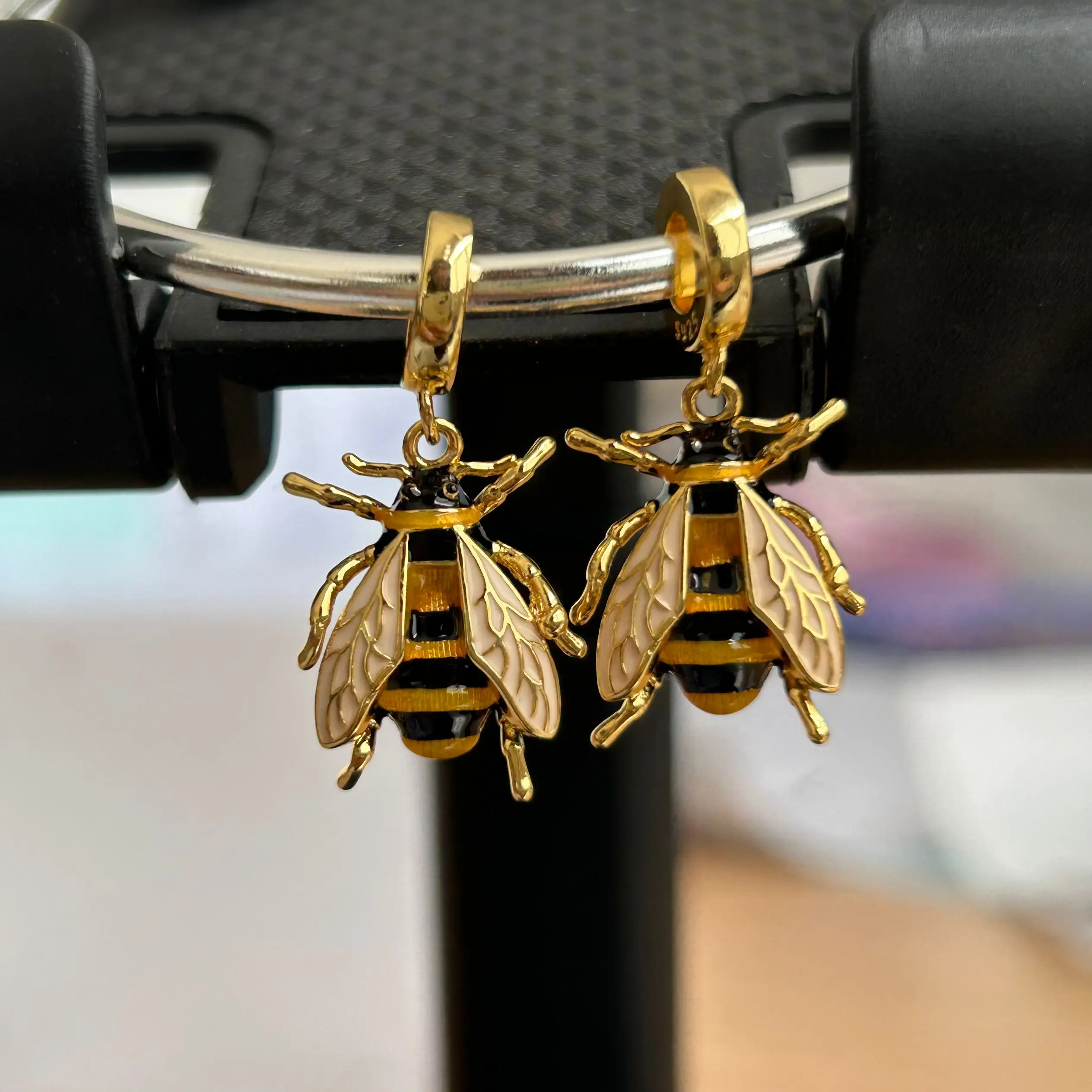 New 925 silver pendant hummingbird&bee bead, suitable for original bracelets, necklaces, jewelry DIY women's accessories