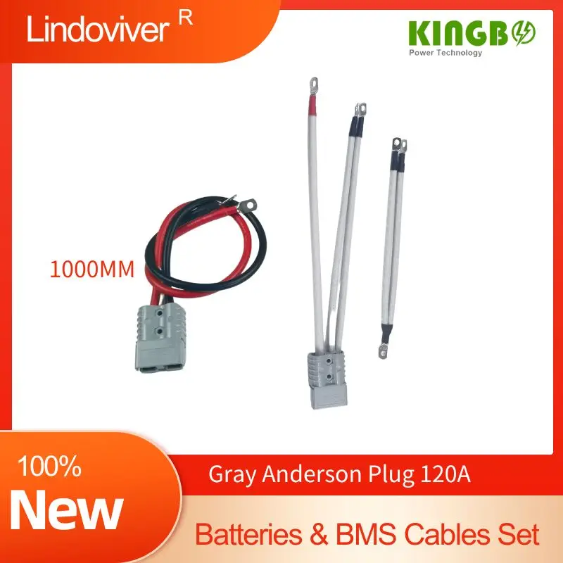 

Соединительный кабель lindoliving # 8AWG & # 6AWG для аккумуляторов JK BMS и Lifepo4, с Anderson, 120A 1000 мм