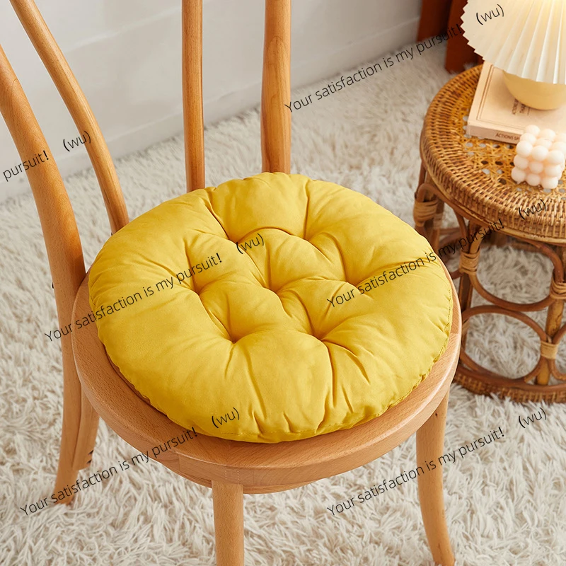 ZOCI-1PC Office Chair Cushion Color Round Cushion Winter Warmth Cushion Household Dining Sofa Seat Pad