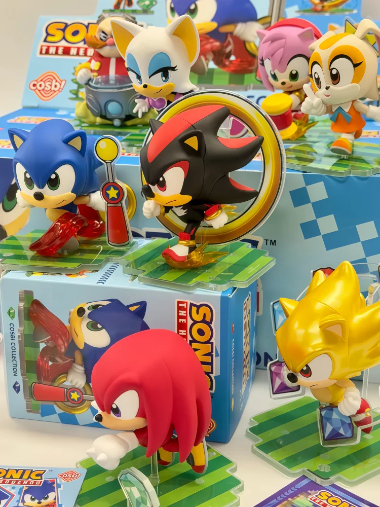 

Аутентичные популярные игрушки Sonic Jeż Cosbi, мини-кукла, слепая коробка, милый креативный орнамент ручной работы для взрослых и детей, модная игрушка в подарок