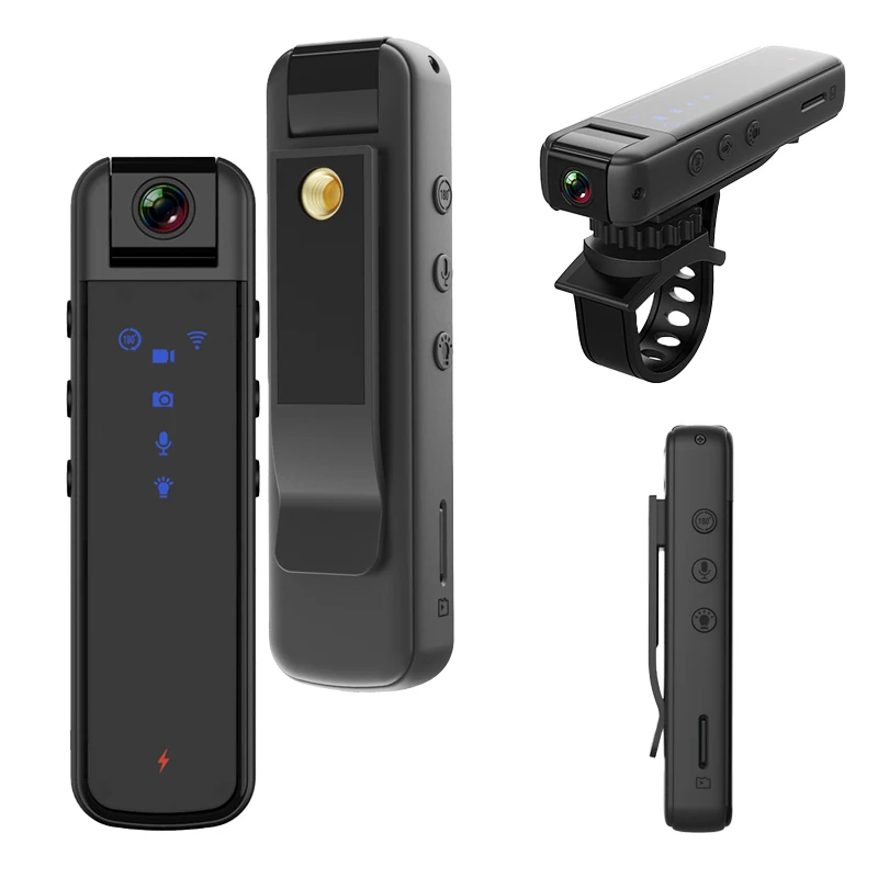 HD 1080P Night Vision Mini DV Camera with WiFi Hotspot Mini Sports Camera Hidden Outdoor Police Law Enforcement Recorder