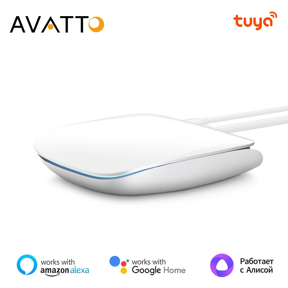 AVATTO Tuya zibee3.0 Smart Wired Gateway Hub Smart Home Bridge telecomando Wireless supporto Alexa Google Home Assistant