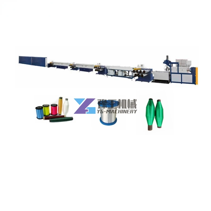 Pp Hdpe Pa Nylon Monofilament Polypropylene Fiber Making Machine/pp Pe Twine Yarn Extruder Extrusion Line