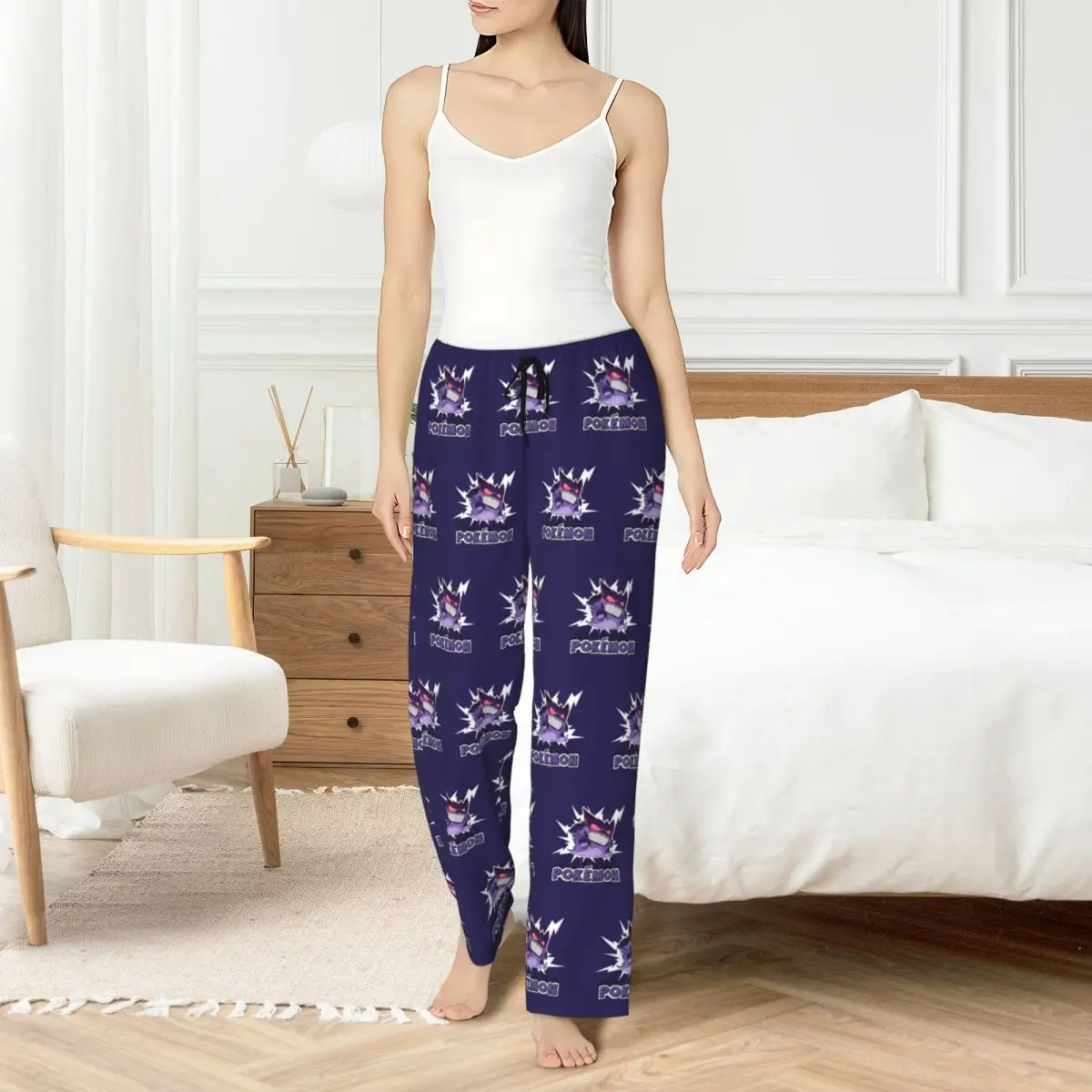 

Custom Womens G-Gengares Pajama Pants Print Cartoons Sleep Sleepwear Bottoms with Pockets