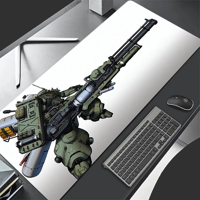 

Mouse Pad Anime Gaming Mechanical Warrior G-gundam Z-zaku II Mousepad PC Completo Computer Keyboard Desk Mat Varmilo Table Pad