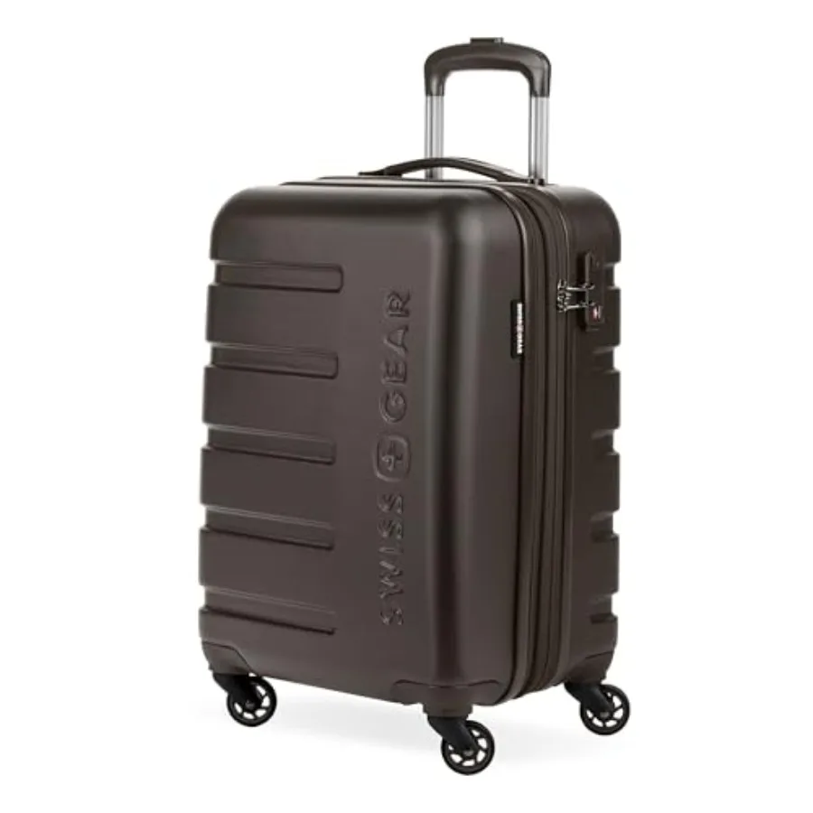 

Чемодан SwissGear 7366 Signature Hardside Expandable с колесами-спиннерами, замком TSA, подставкой для стакана, цвет шоколадный, ручная кладь, 19 дюймов
