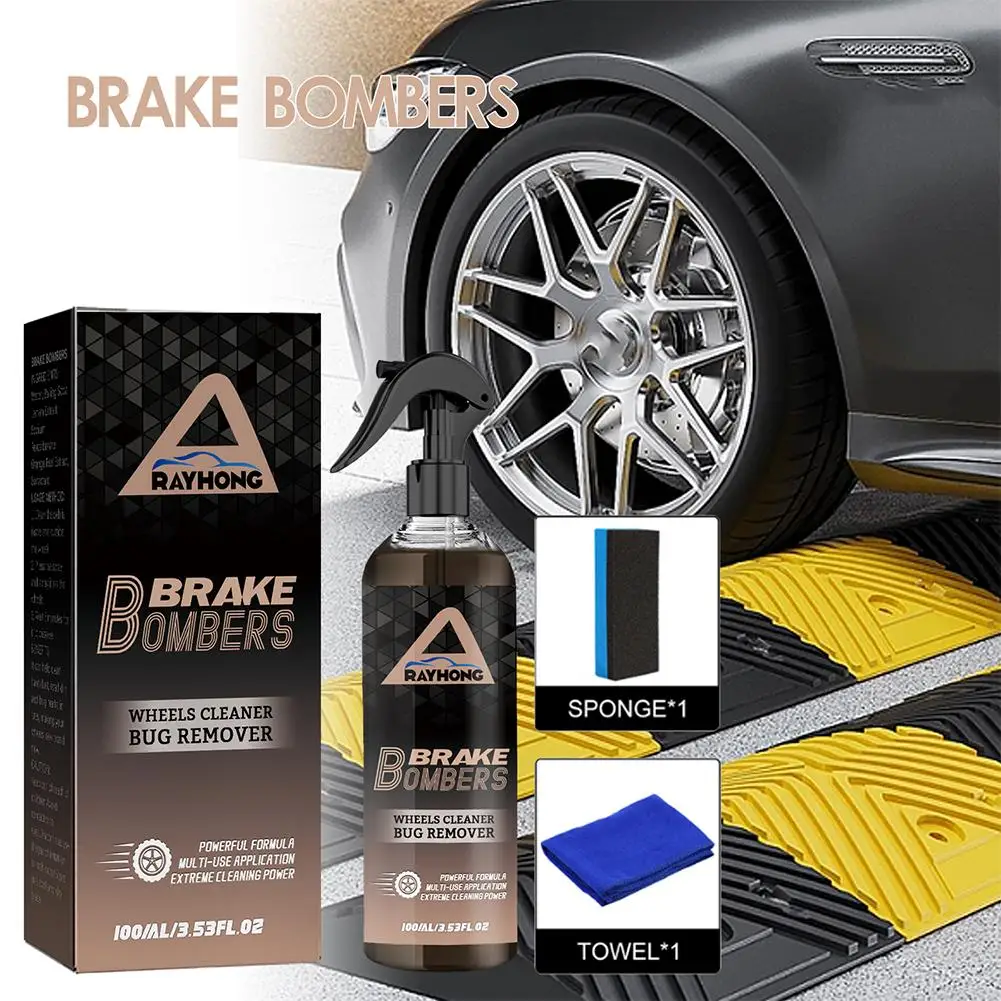 

Car Detailing Rust Wheel Cleaner Spray Liquid Cleaning Kit Rust Car Remover Care Paint Tools Rims Polishing Detailling Tyre D4L0