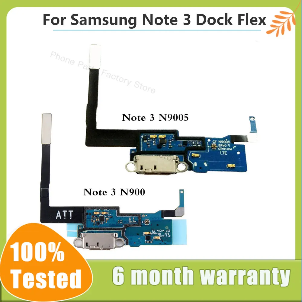 

New Quality Replacement Charging Flex Cable For Samsung Galaxy Note 3 Note3 N900 N9005 Microphone USB Port Socket Dock Connector