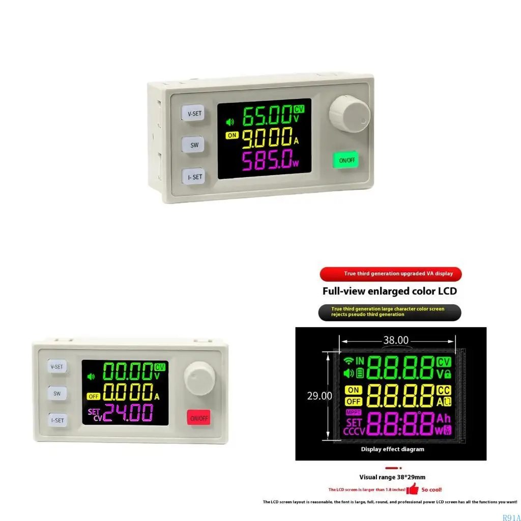 R91A XY6509X Professional Digital Controlado 65V 9A 585W Módulo fuente alimentación
