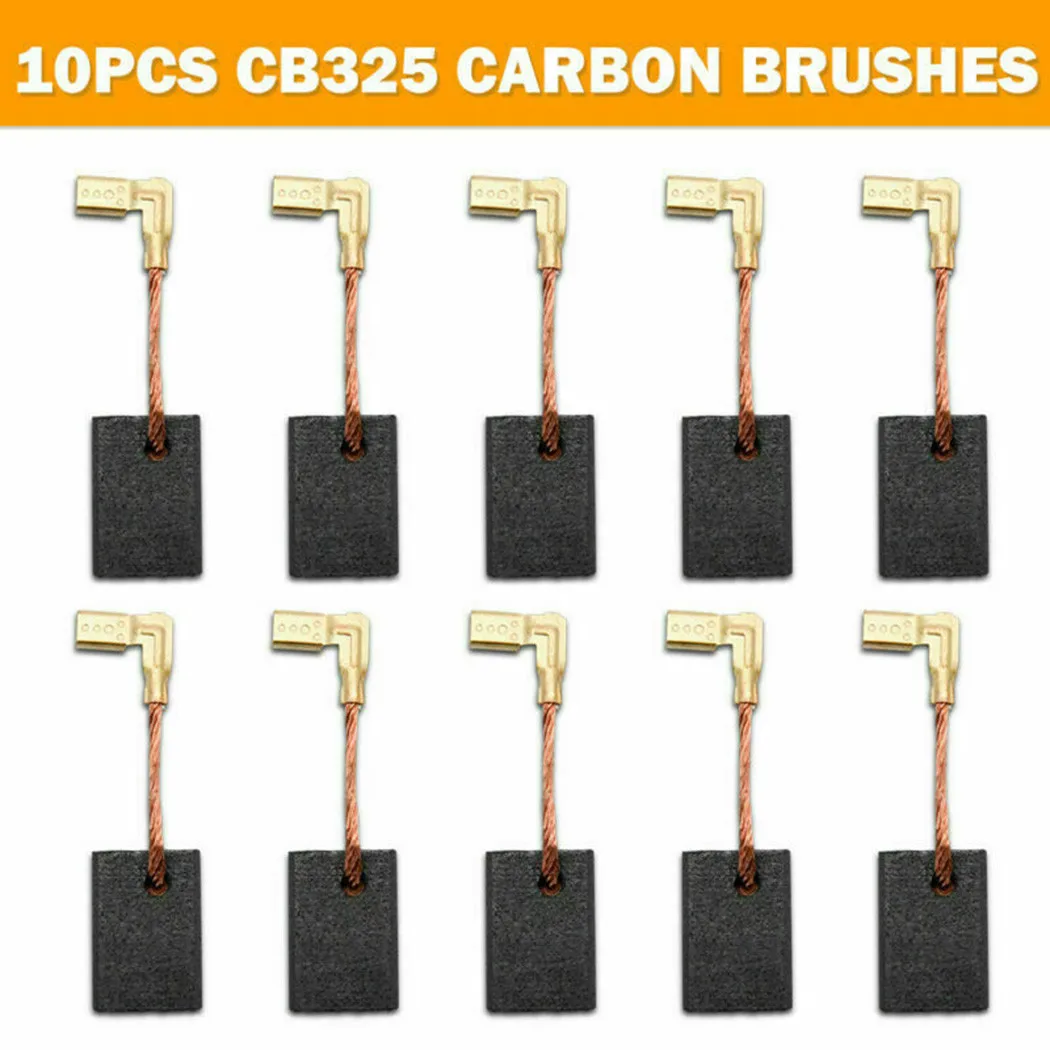 10pcs Carbon Brushes For Angle Grinder GA5030 CB325 / 459/303/419/203 Polishing Machine Accessorie