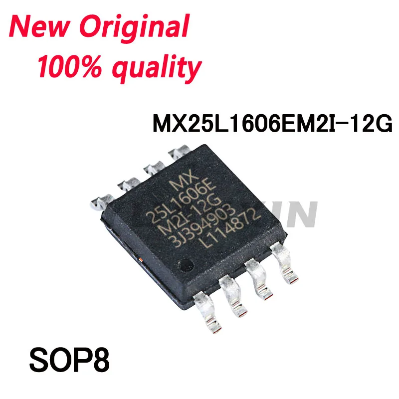 （10/pieces） New Original MX25L1606EM2I-12G  25L1606EM2I-12G 25L1606E SOP8 FLASH memory In Stock