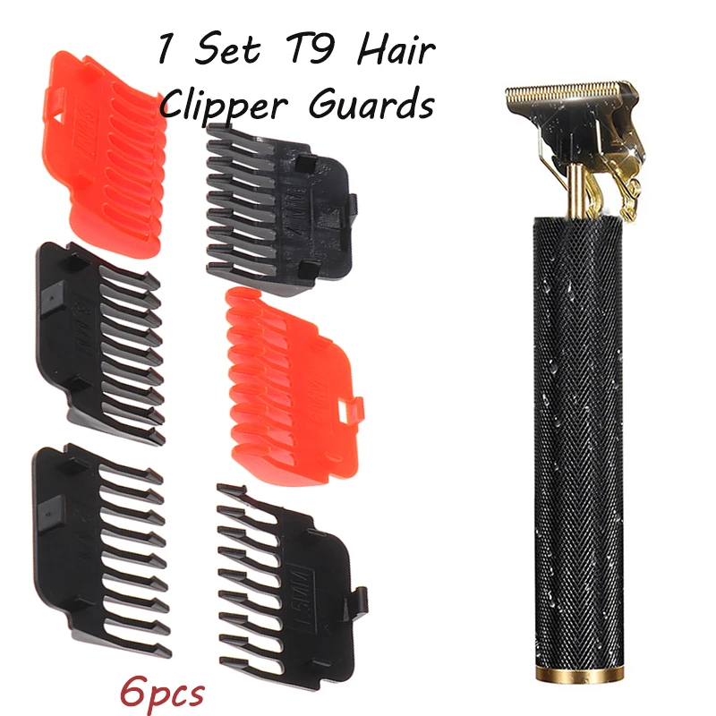 1 Set T9 Hair Clipper Guards Guide Combs Trimmer Cutting Guides Styling Tools Attachment Compatible 1.5/ 2/ 3/ 4/ 6/ 9mm