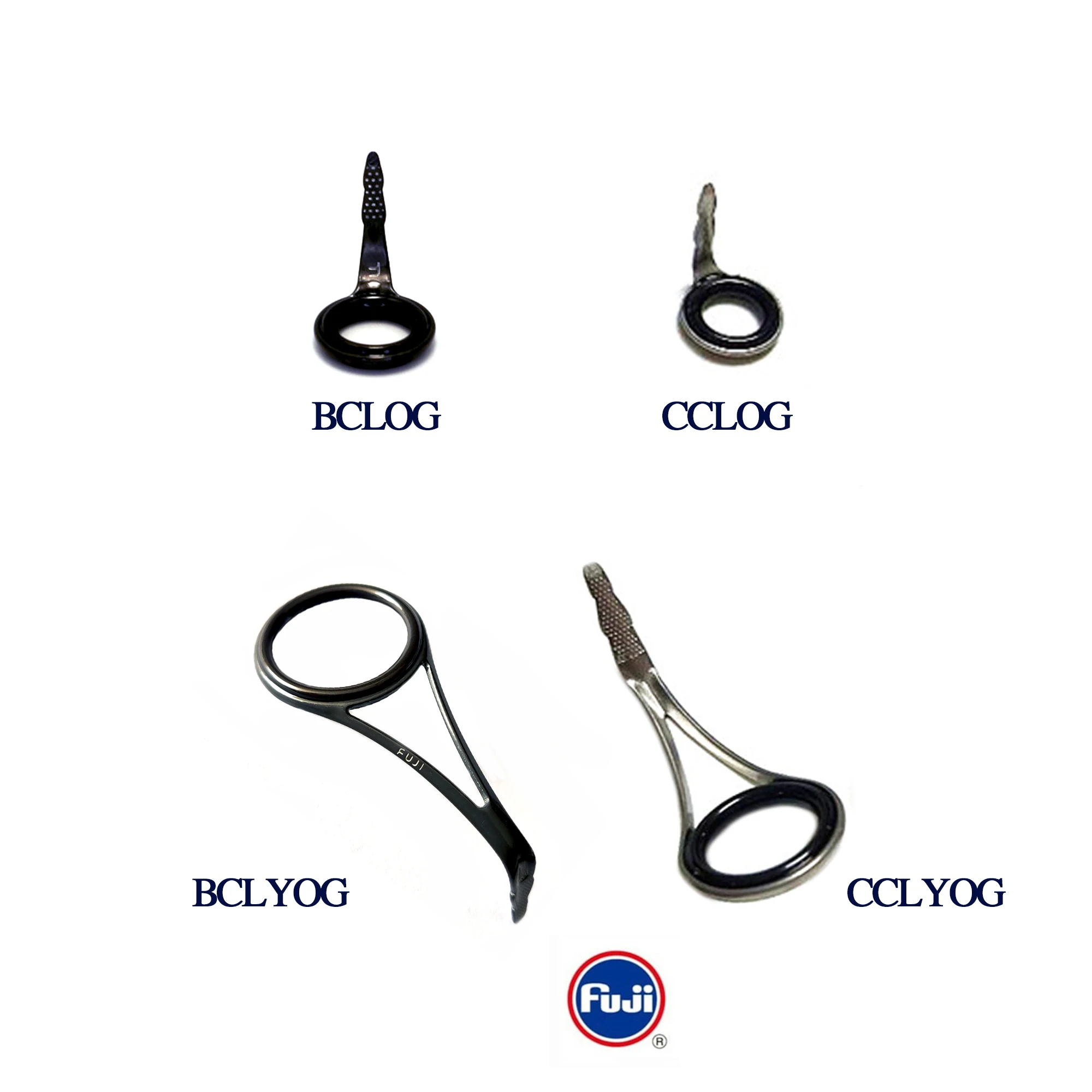 Original Fuji Guide LY  and L Stainless Steel Deep Expressed Frame for Fresh Water Light Salt Lure and Boat Fishing Rod