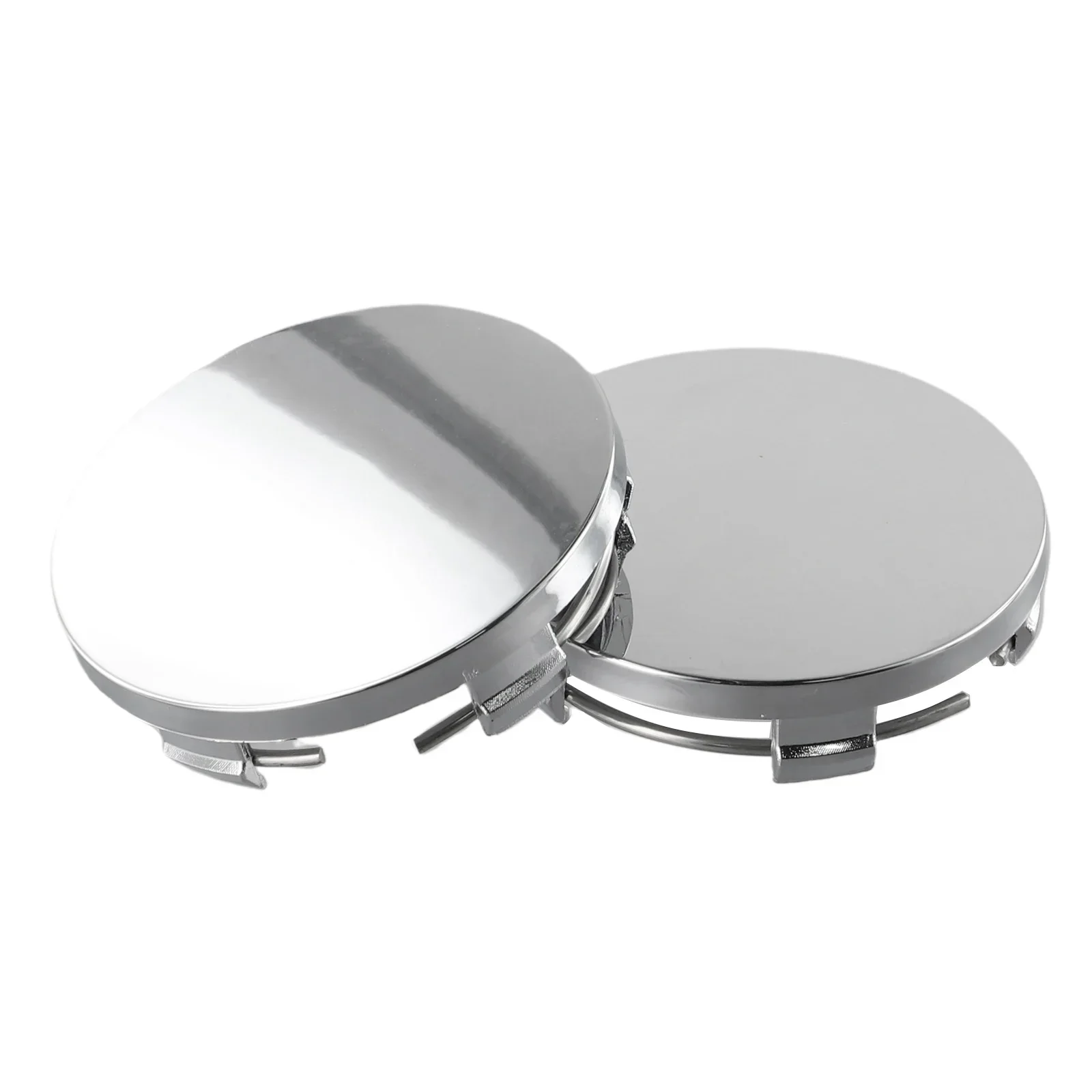 4 PCS 60mm Car Hub Center Covers New ABS Black Silver Universal Car Truck Vehicle Wheel Hub Center Cap Cover Car Accessories