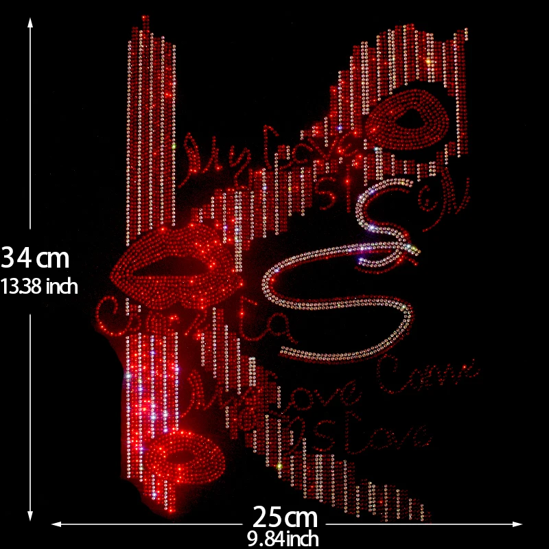 عالية الجودة حجر الراين الإبداعية قبلة الكي على البلوزات والقمصان وهوديس وسترات الدنيم وإكسسوارات الملابس
