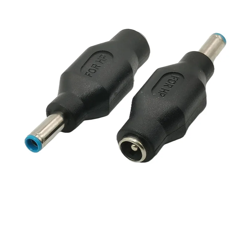 4.5*3.0mm Male Plug with Needle to 5.5*2.1mm Female Jack DC Power Charger Connector Adapter Laptop Charging for HP