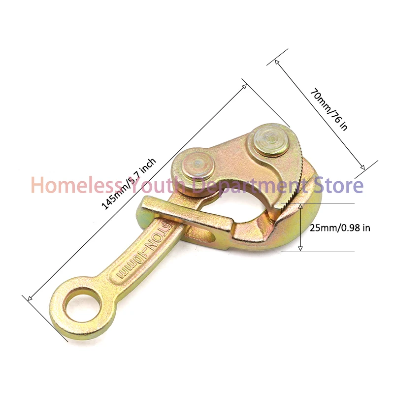 Multifunctional wire tensioner wire rope double hook tensioner universal card wire clamp tensioner 0.5 Ton