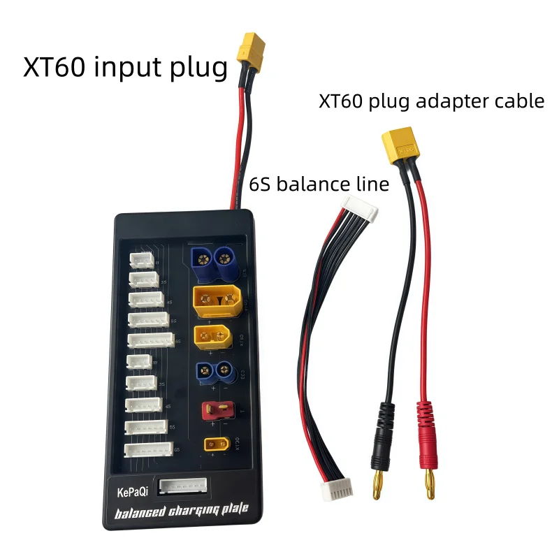 Multi 2S-6S Lipo Parallel Balanced Charging Board XT60 Plug For RC Battery Charger B6AC A6 720i Parallel Charging Plate Board