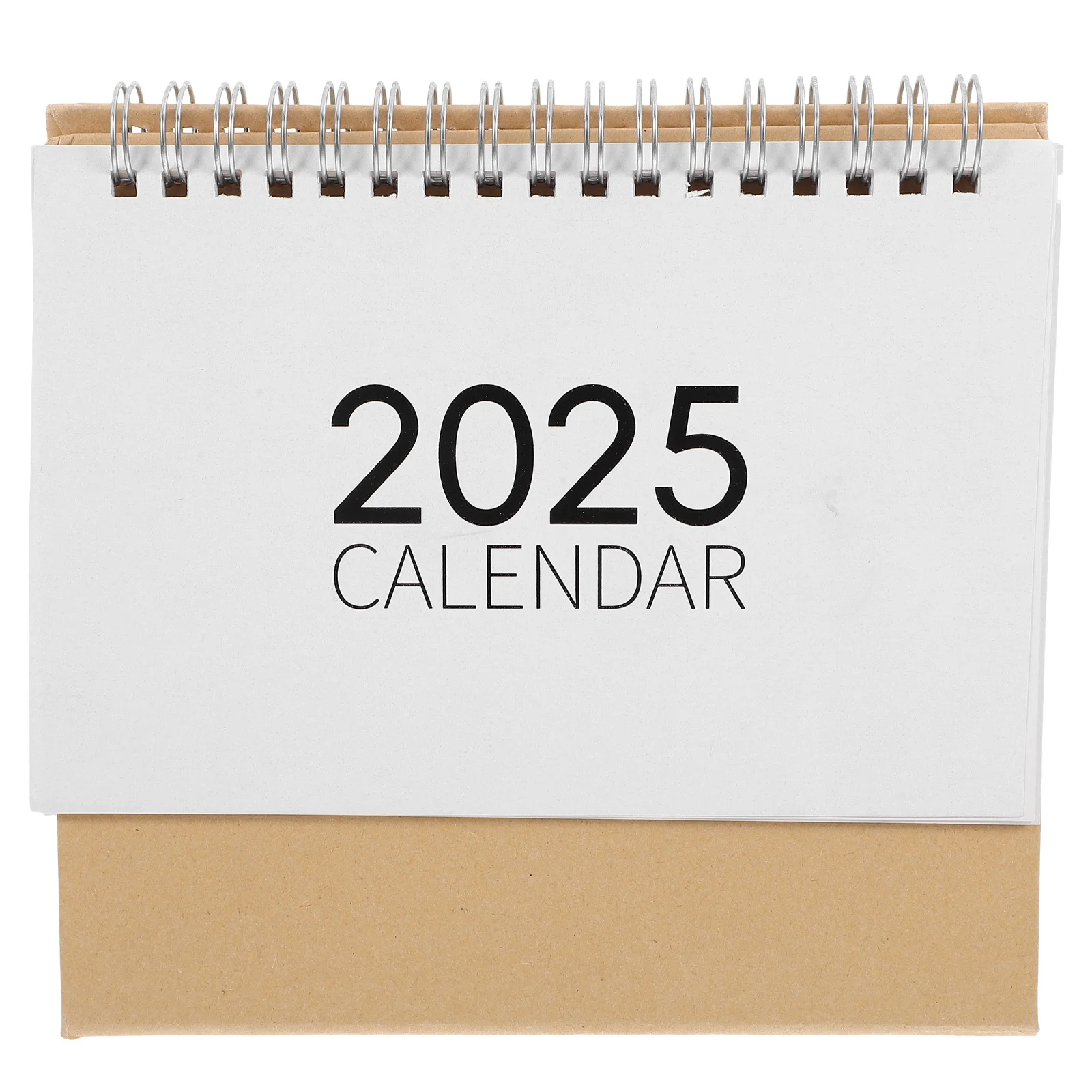 

Desktop Flip Calendar 2025 Standing Monthly Calendar for Desk Minimalist Decoration Functional Organizer Space Saving Modern